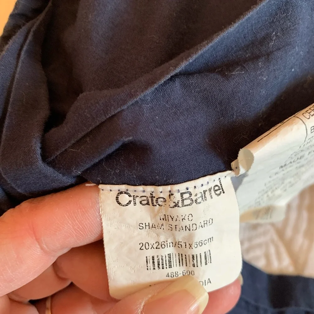 Crate & Barrel sham